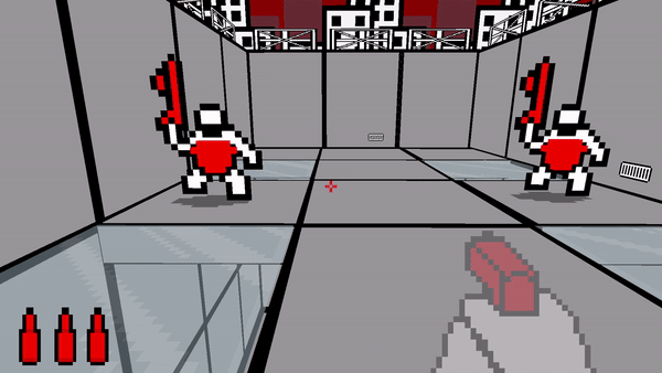animated gif showing unique gameplay of red handed